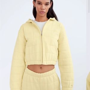 TNA - Cozy Fleece Boyfriend Quilted Hoodie